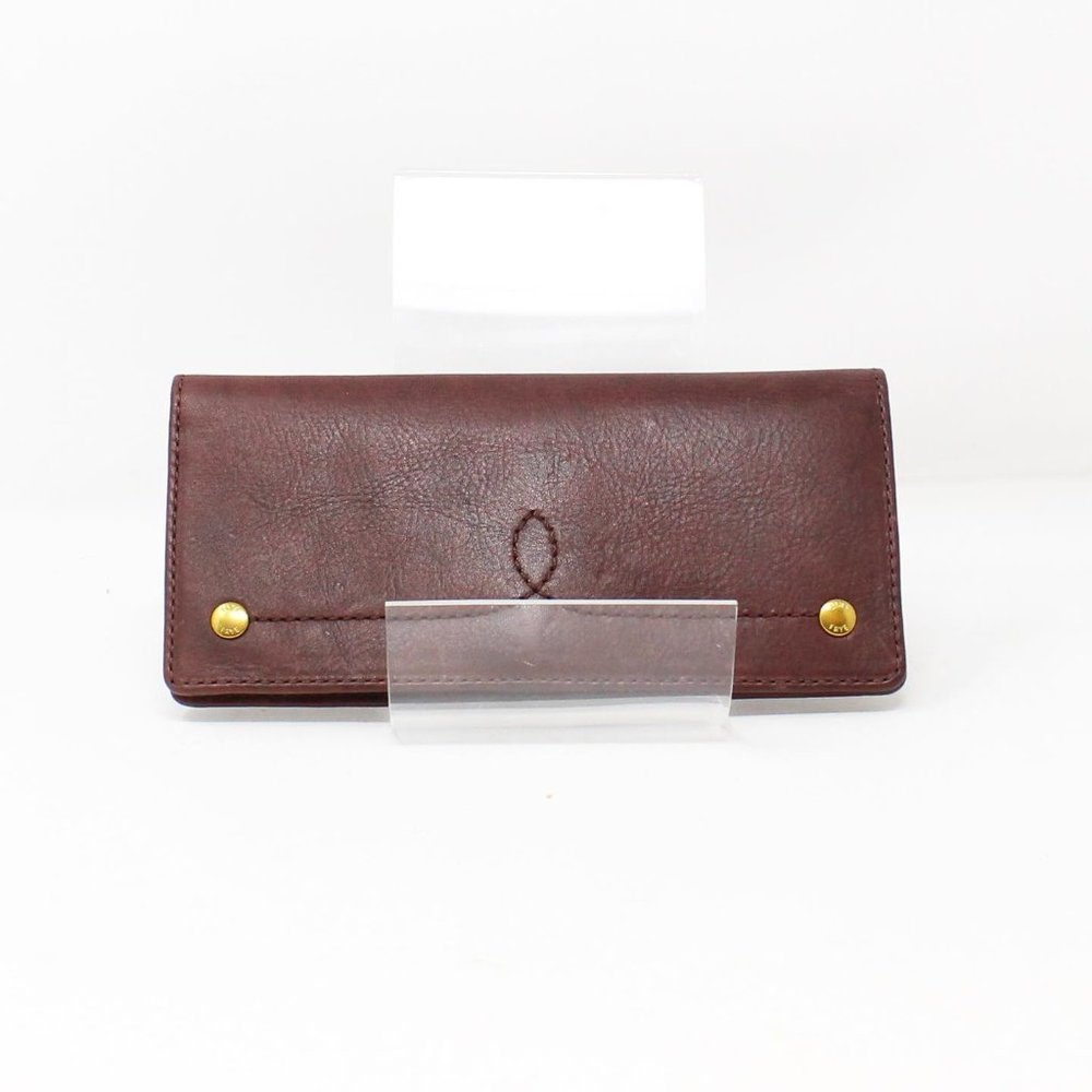 FRYE Maroon Leather Wallet